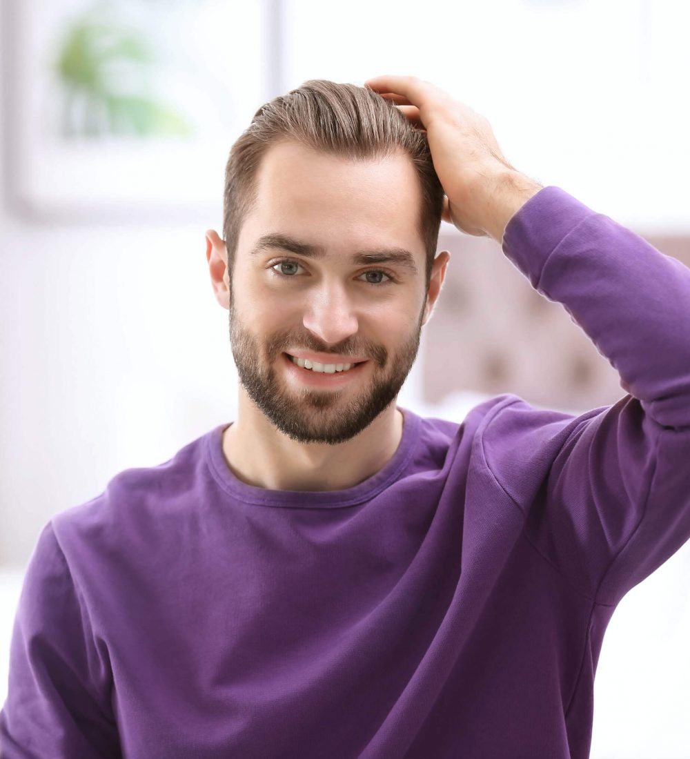 A hair transplant is a procedure to move hair to an area that's thin or bald.